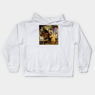 The Coat of Many Colors - Ford Maddox Brown Kids Hoodie
